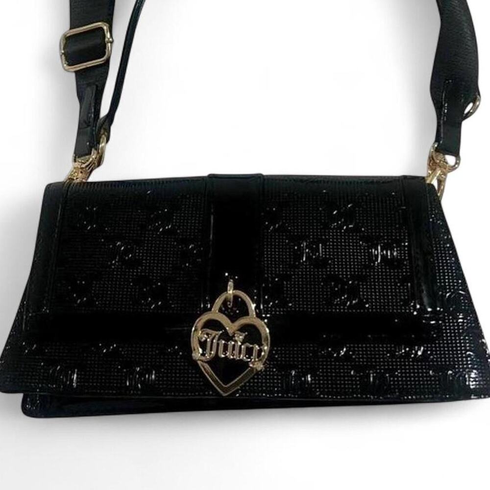 Juicy couture black glossy y2k